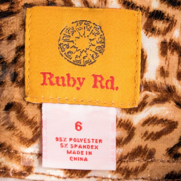 Ruby Rd. Shiny Leopard Design Jacket - NWT - Picture 4 of 5